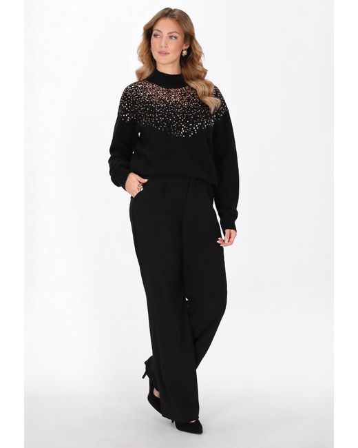 faina Black Pullover