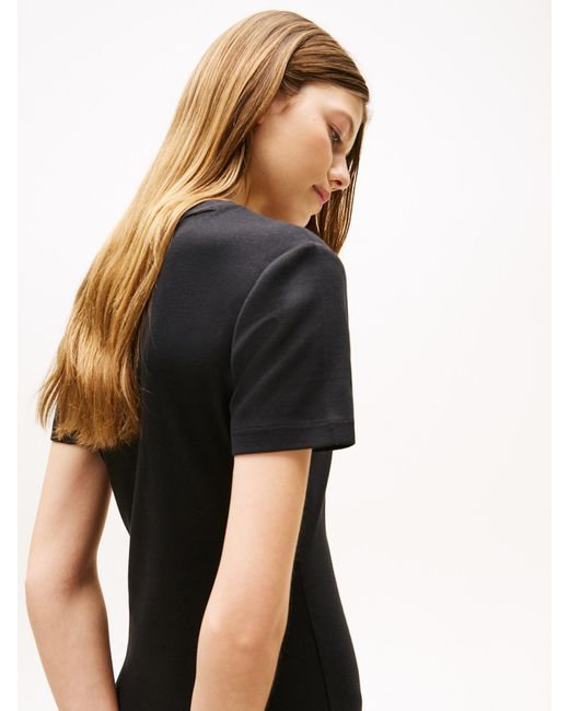 Tommy Hilfiger Black Kleid New Cody