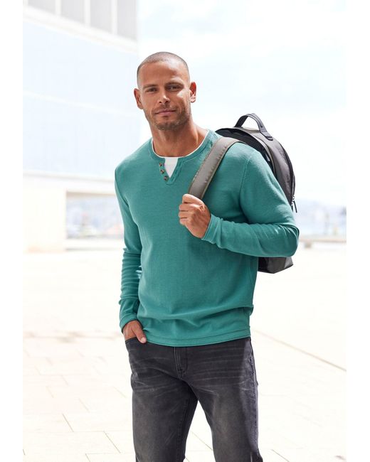 H.i.s. Pullover in Green für Herren