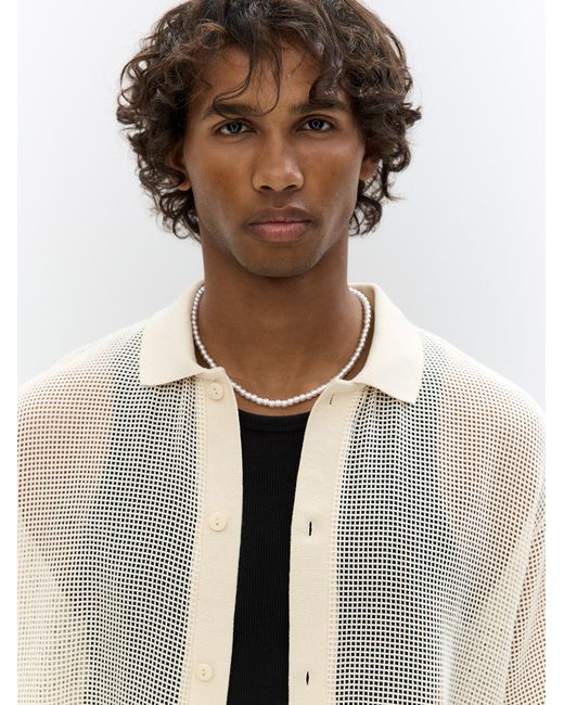 Pull&Bear Hemd in White für Herren