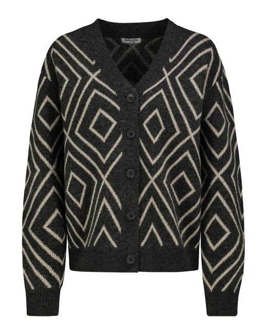 Sublevel Black Strickjacke