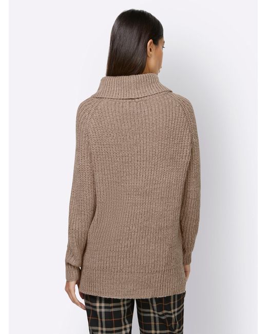 heine Brown Pullover
