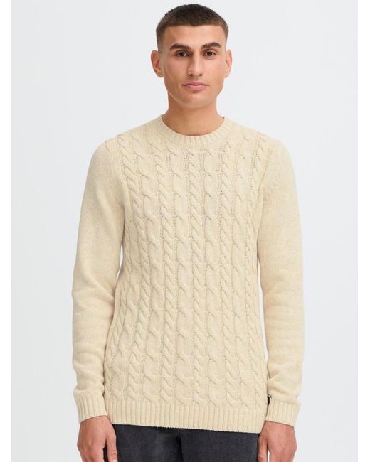 Solid Pullover Sdricco in Natural für Herren