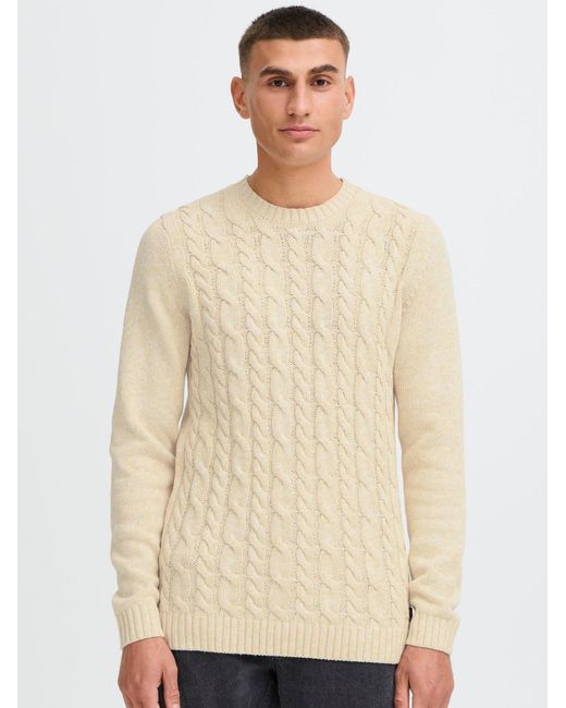 Solid Pullover Sdricco in Natural für Herren