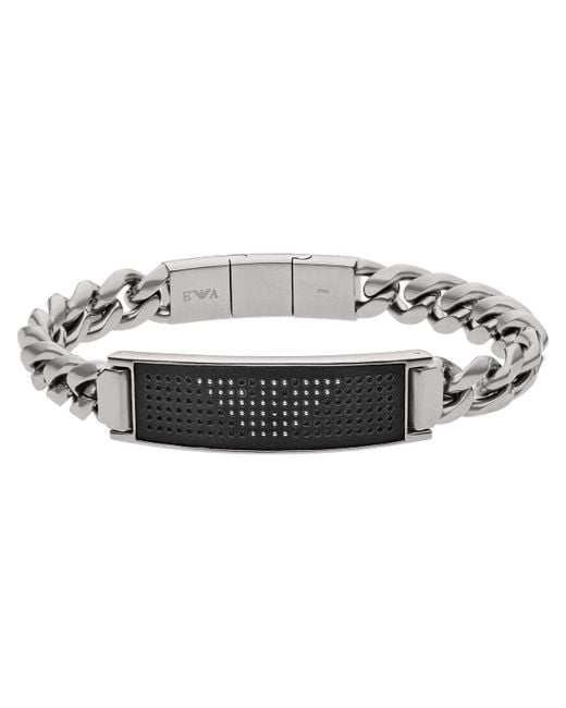 Emporio Armani Armband »SIGNATURE, EGS2548040« in Schwarz für Herren | Lyst  AT