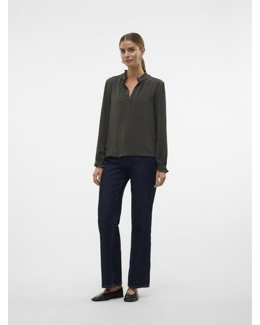 Vero Moda Green Bluse 'Vmalva'