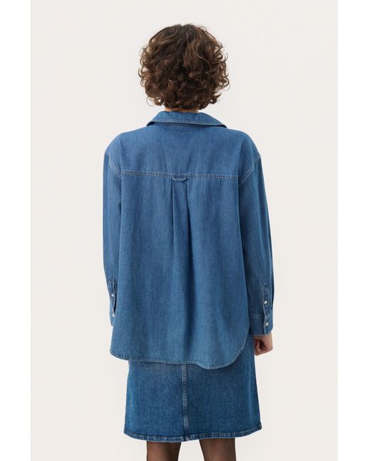 Part Two Blue Bluse 'Norly'