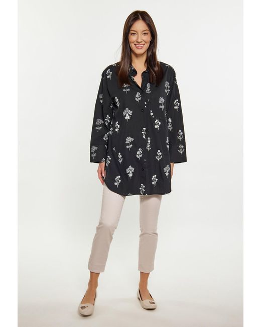 Usha Black Bluse