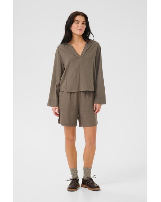 My Essential Wardrobe Gray Bluse Dias