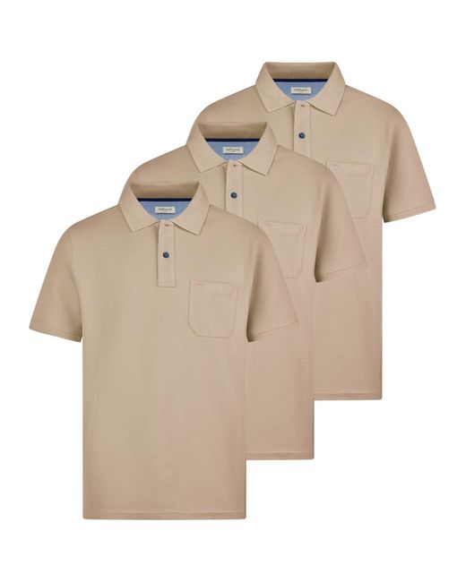 Redmond Shirt Basic in Natural für Herren