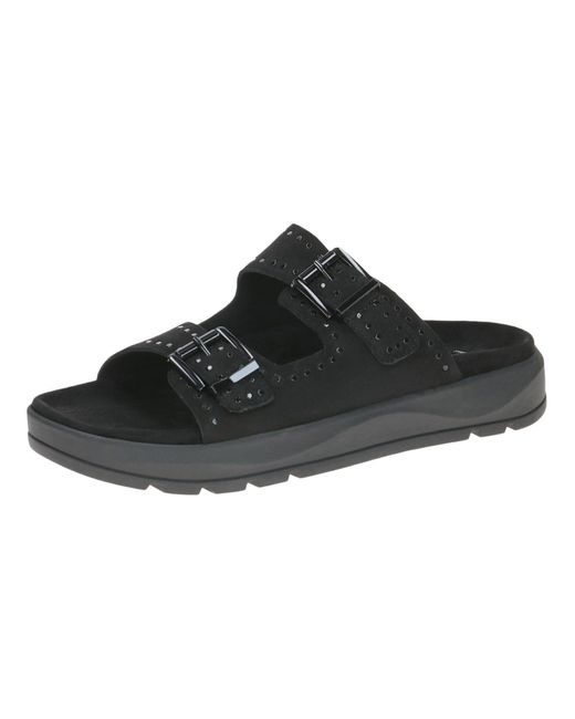Caprice Black Pantolette