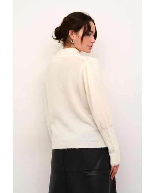 Kaffe White Pullover Ka Amelia