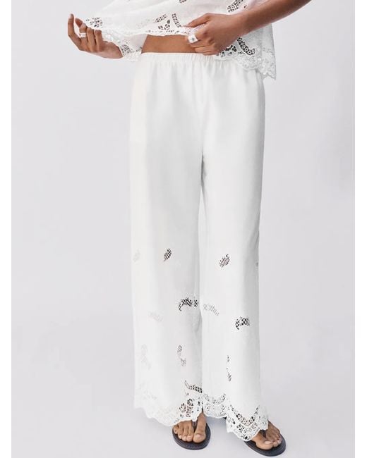 Pull&Bear White Jeans