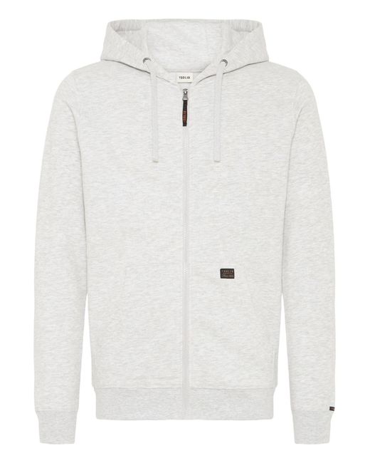 Solid Sweatjacke Sdaupo in White für Herren