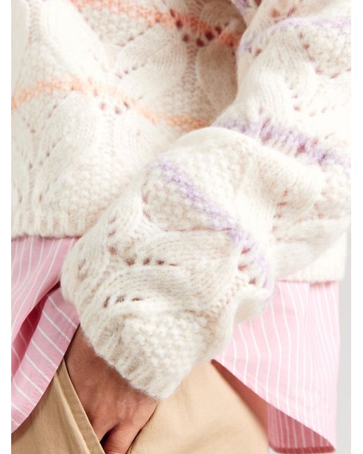 Vero Moda Natural Pullover Vmnew Hatty