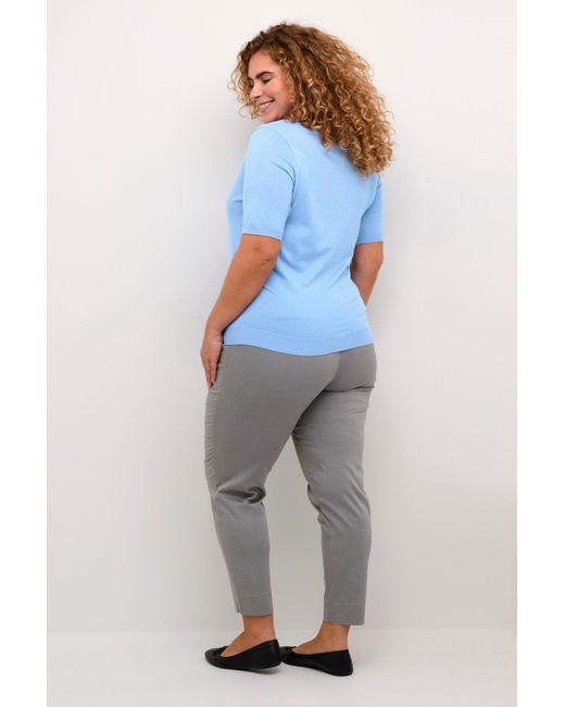 Kaffe Blue Pullover Clizzy