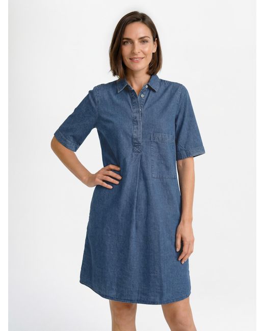 Marie Lund Blue Kleid Lisa