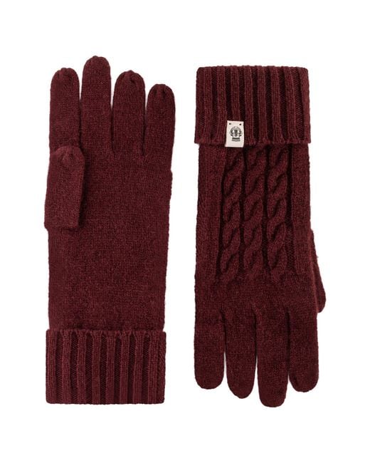 Roeckl Red Strickhandschuhe Cabled Charm