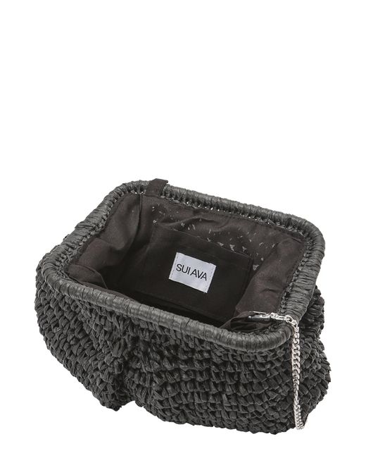 SUI AVA Black Clutch Olivia