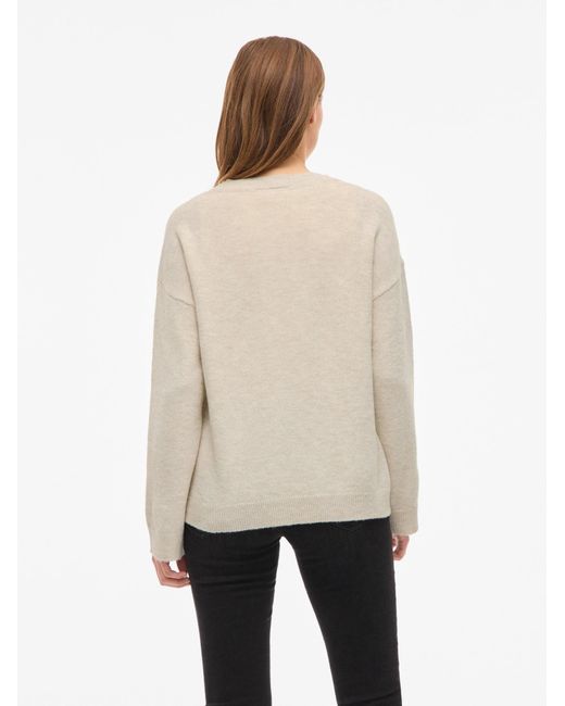 Vila White Pullover Viliga