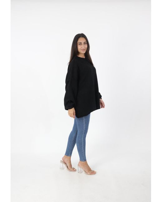 Elara Black Pullover
