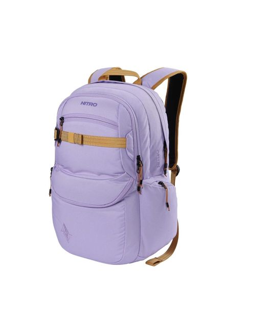 Nitro Rucksack Set Future Hero in Purple für Herren