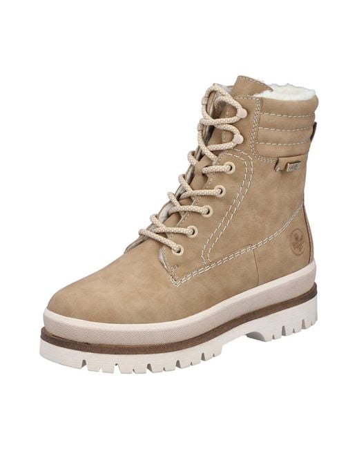 Rieker Natural Schnürstiefelette