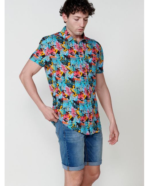 Koröshi Hemd in Blue für Herren