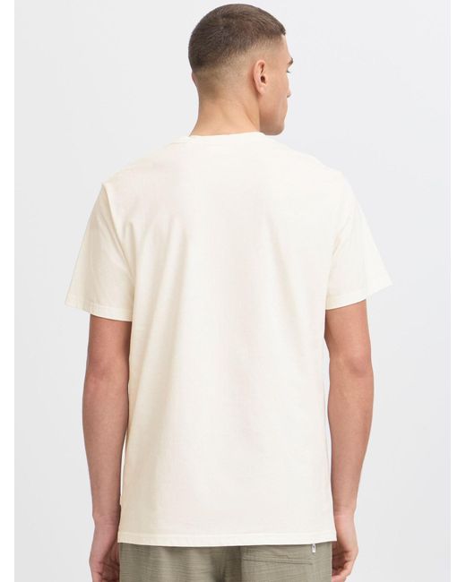 Solid Rundhalsshirt Sdpedro in White für Herren