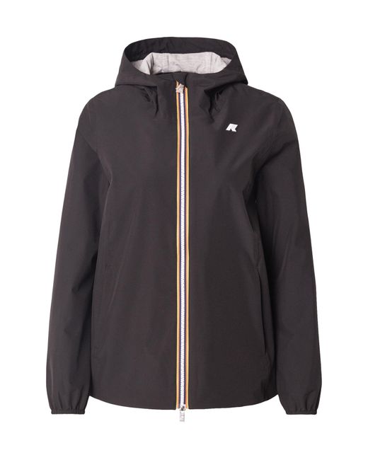 K-Way Black Jacke 'Marguerite'