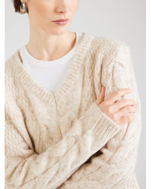 Pieces Natural Pullover Pcnina