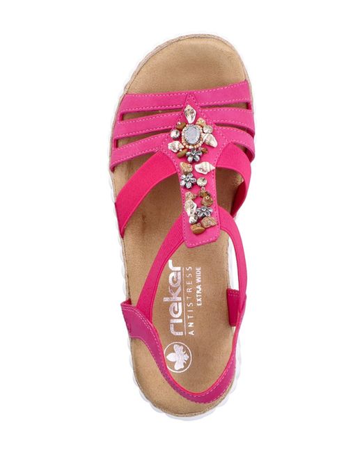 Rieker Pink Sandale