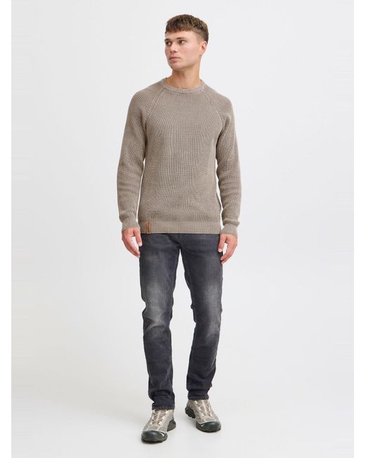 INDICODE Pullover Rockford in Gray für Herren