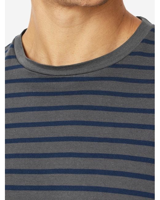 Schiesser Pyjama Casual Essentials in Blue für Herren