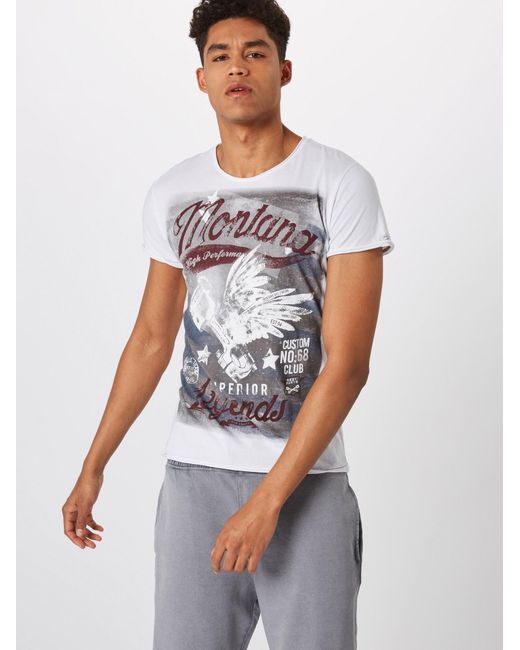 Key Largo Shirt Montana in White für Herren