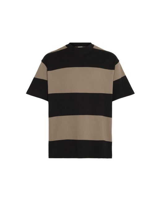 Solid Rundhalsshirt Sdroy in Black für Herren
