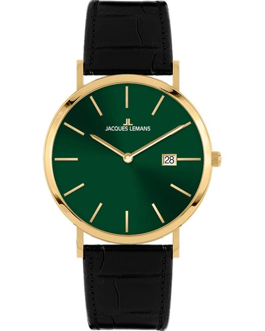 Jacques Lemans Uhr in Green für Herren