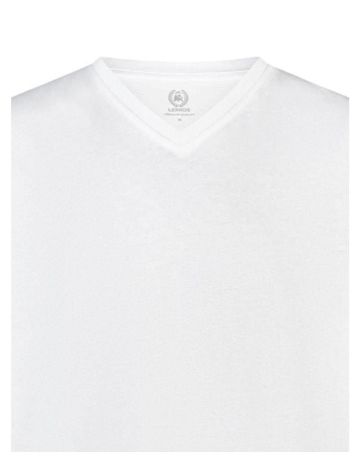 Lerros Shirt Basic in White für Herren