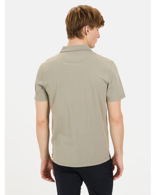 Camel Active Kurzarm Poloshirt Aus Reiner Baumwolle in Natural für Herren