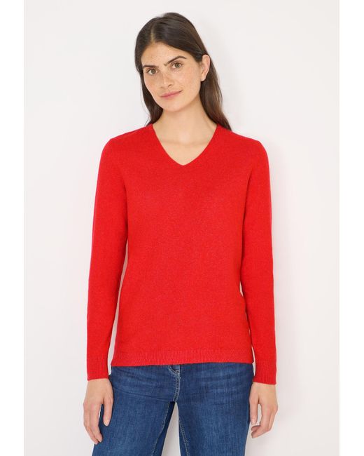 Cecil Red Pullover