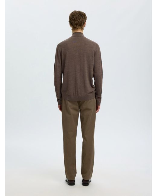 SELECTED Pullover Slhtray in Brown für Herren