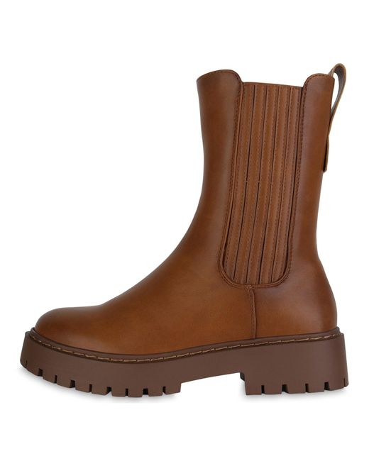 VAN HILL Brown Stiefelette 'Elizabeth'