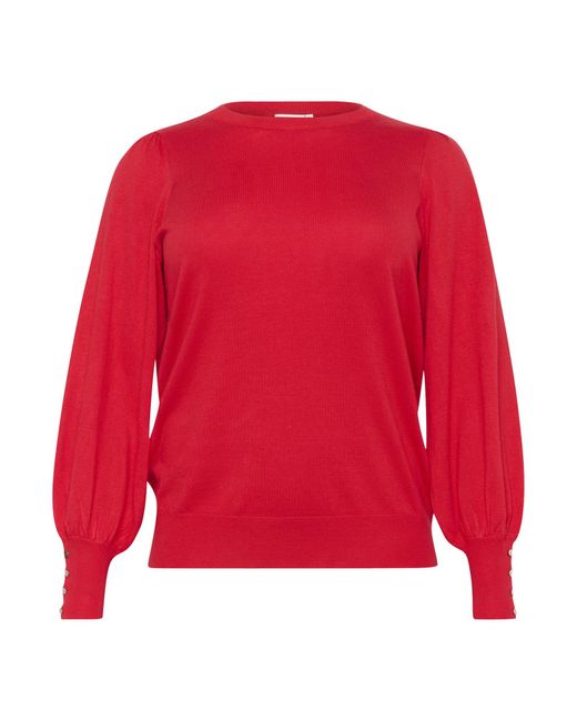 Kaffe Red Pullover Lizzy