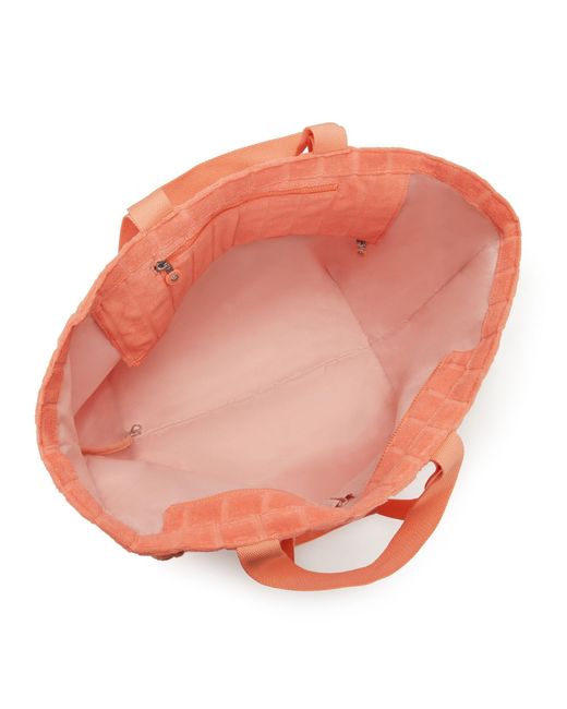 Kipling Red Shopper Beach