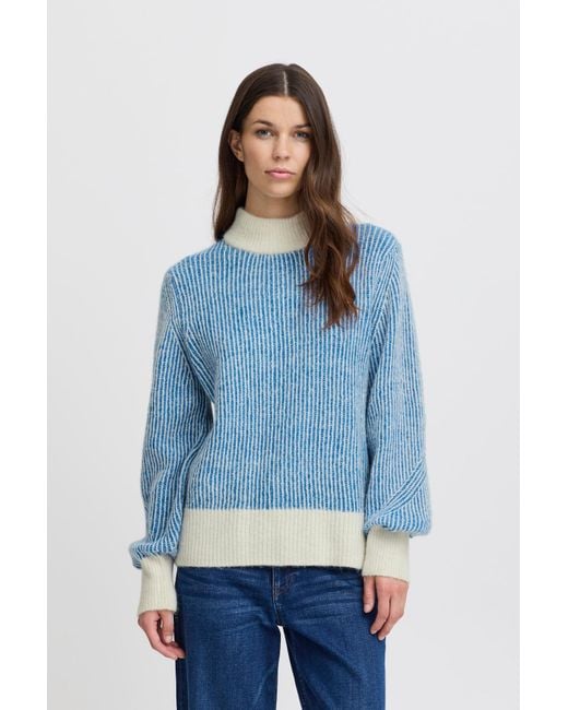 Ichi Blue Pullover Kamara