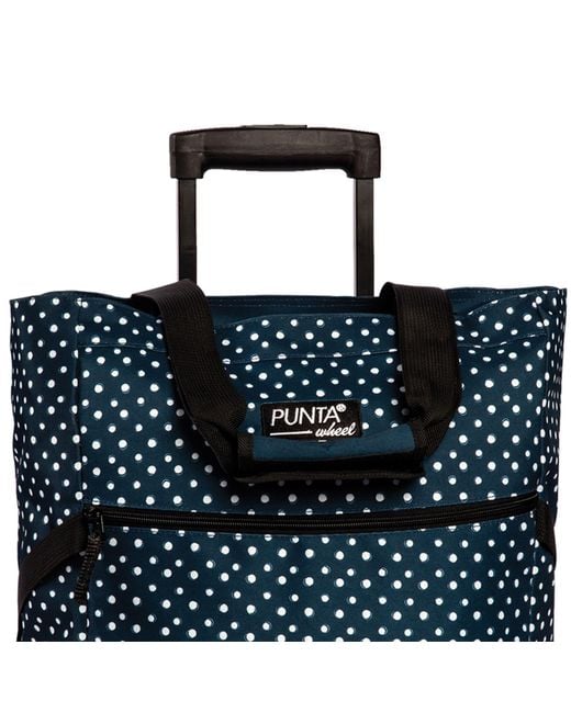 Punta Trolley Print in Blue für Herren
