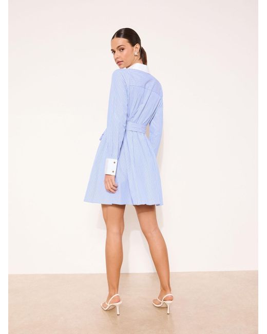 Lipsy Blue Blusenkleid