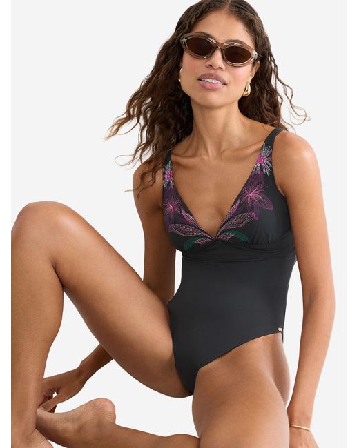 Triumph Black Badeanzug Label Summer Tropics
