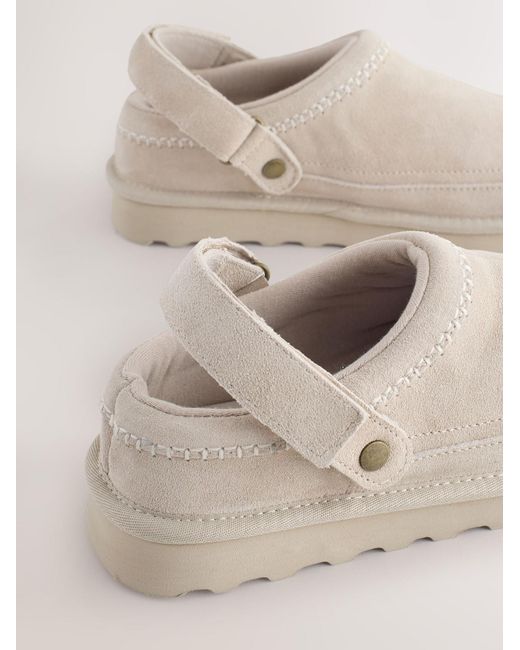 Next Gray Clogs