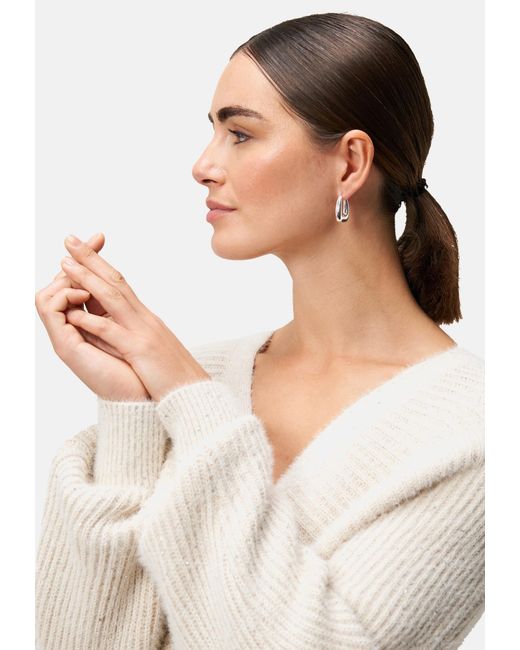 Zero White Strickjacke